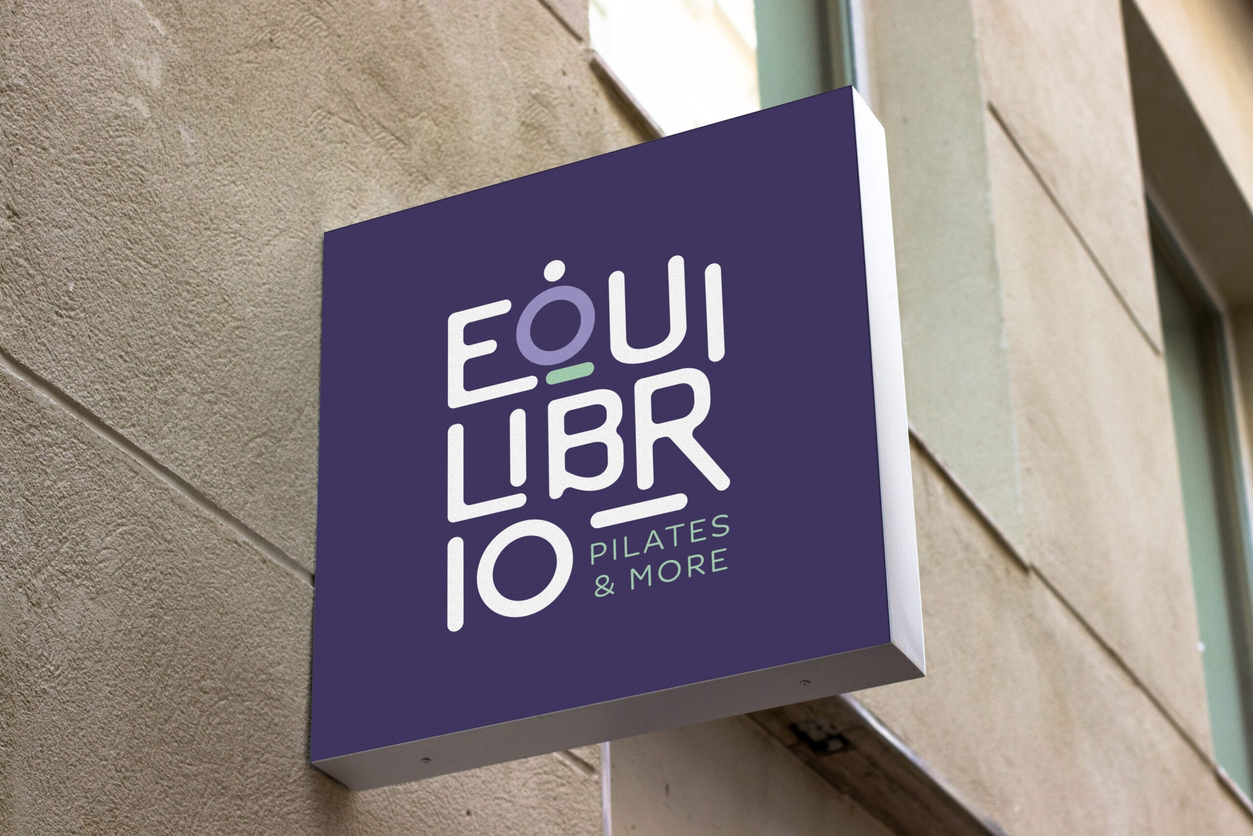 Identidad corporativa de Equilibrio Pilates & More